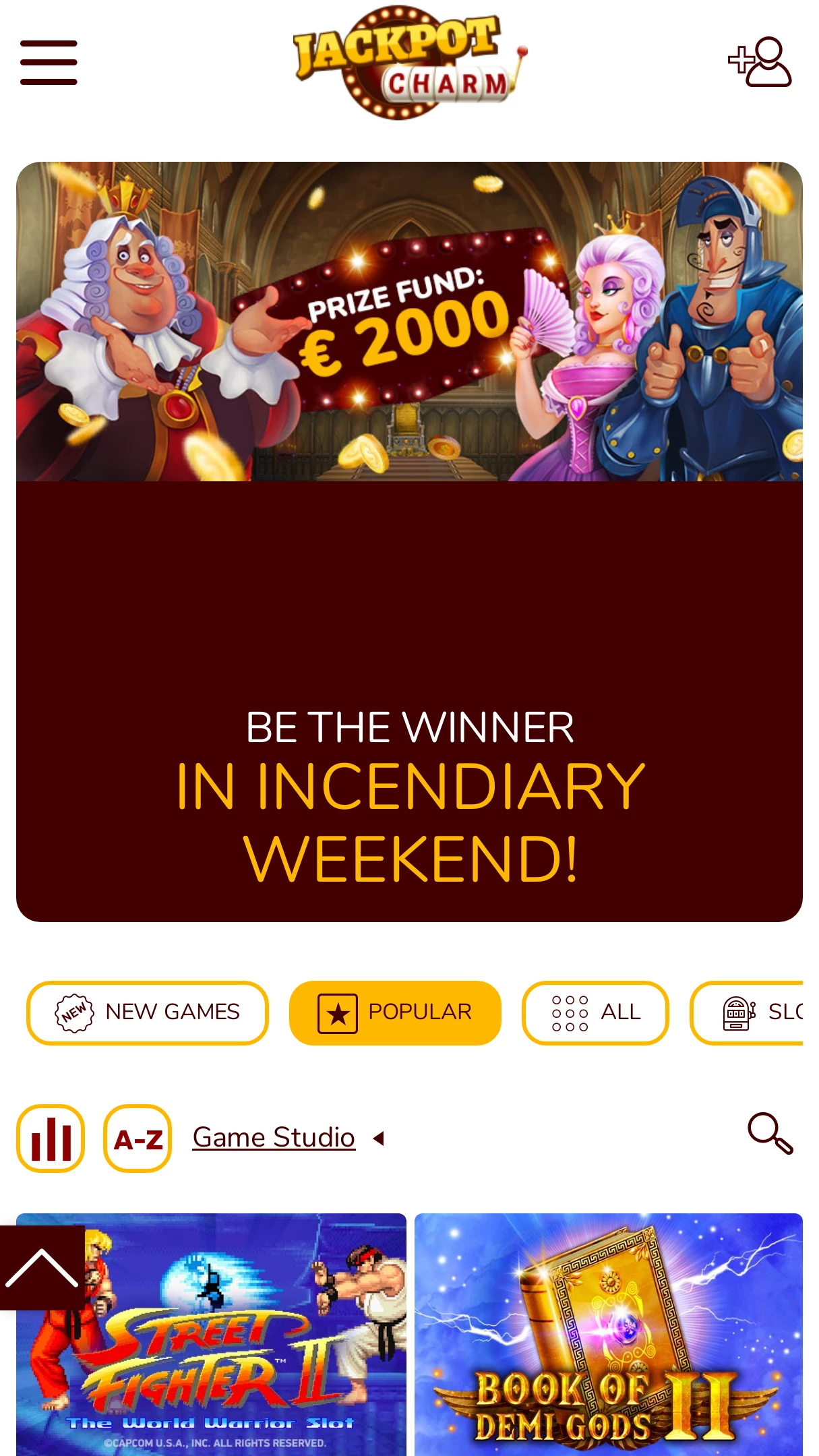 Jackpot Charm mobile casino