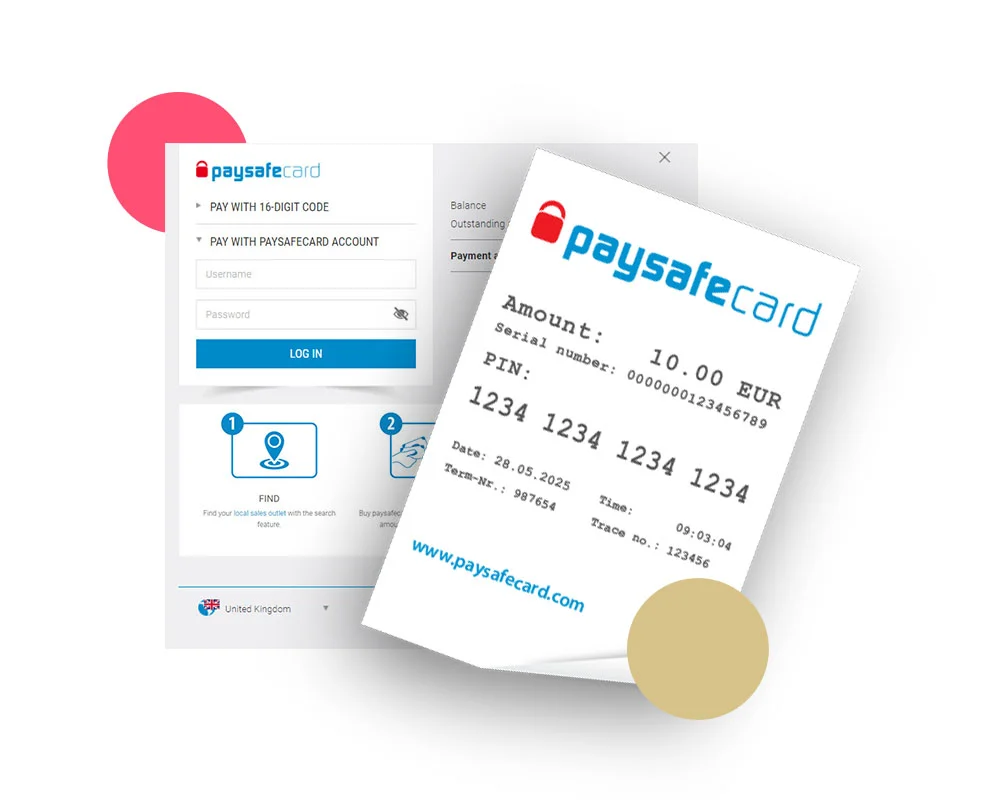Paysafecard registration