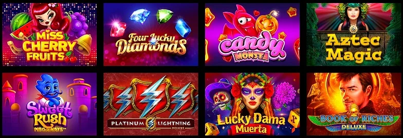 Popular games at Royallama Casino