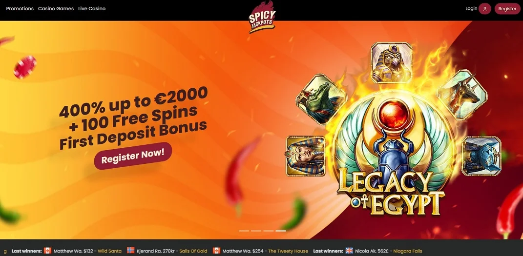 Spicy Jackpots casino review